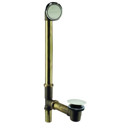 WESTBRASS Patented Deep Soak Closing overflow W/ ADA Approved Tip-Toe Drain in Polished Nickel 7931817CHM-05